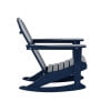 thumbnail image 5 of Costaelm Paradise Adirondack Outdoor Patio Rocking Chair, Navy Blue, 5 of 8