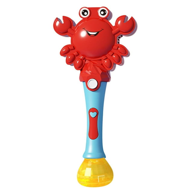 Máquina de burbujas HUOGUO para niños estilo cangrejo con luz y música