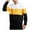 Black, variant on Aofany Men Casual Fashion Round Neck With Pocket Pullover Sweatshirt Patchwork Long Sleeve Tops