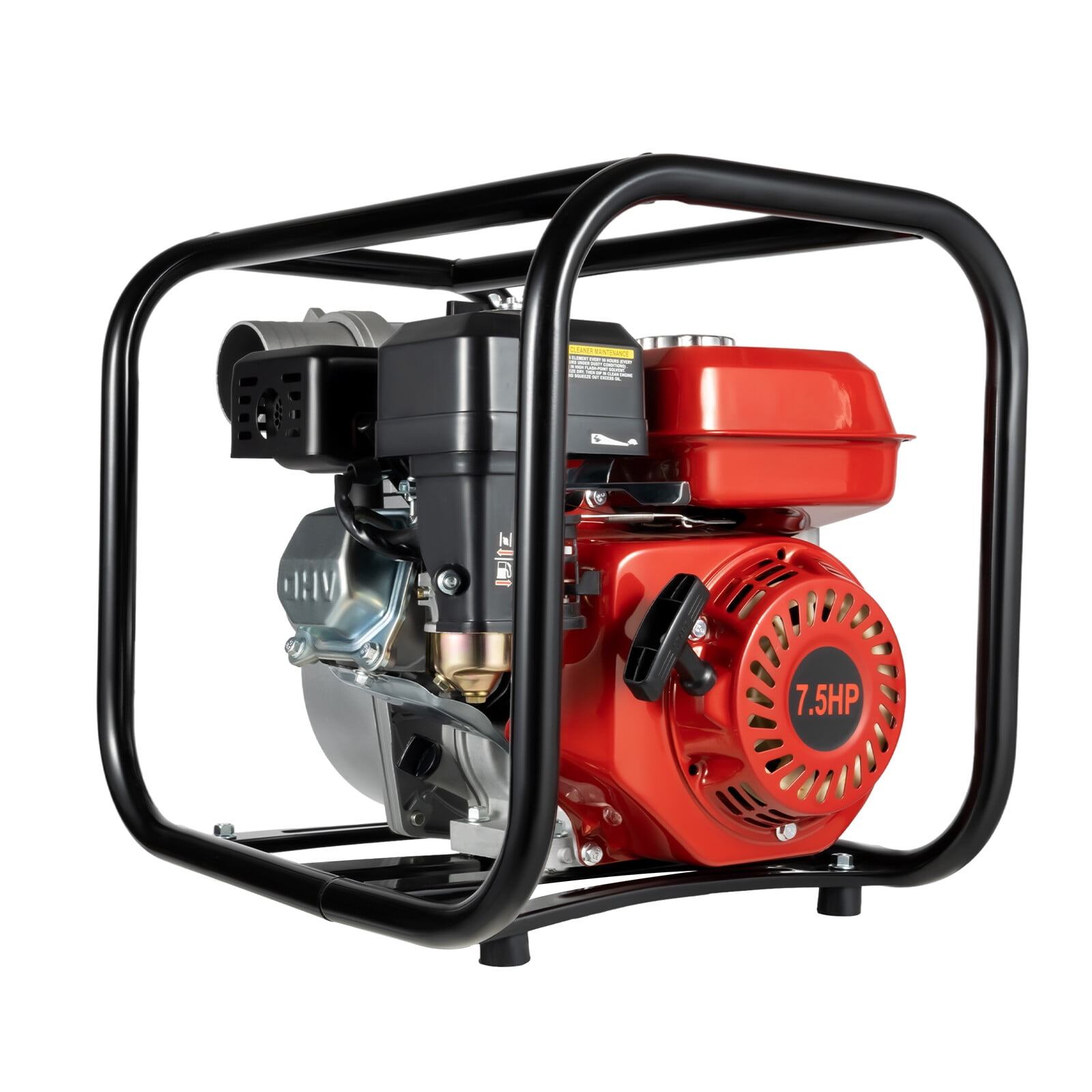 ToppiJoy 3in 7.5HP 3000W Trash Pump, Gasoline Powered Water Pump Sludge Pump Transfer Garden Farm Irrigation Petrol Pump with Water Filtration Systems
