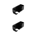 thumbnail image 4 of Moyic Estante de baño multifuncional ABS y estantes organizadores para un almacenamiento fácil y conveniente Estante de pared Nuevo negro nuevo negro 2Conjunto, 4 of 6