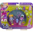 thumbnail image 2 of Polly Pocket 2 Dolls and 25 Accessories, Glow-in-the-Dark Pop Star Spotlight Fashion Pack, 2 of 5