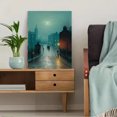 thumbnail image 5 of Vintage Victorian Street Scene Canvas Print，Living Room Bedroom Decor, 5 of 8