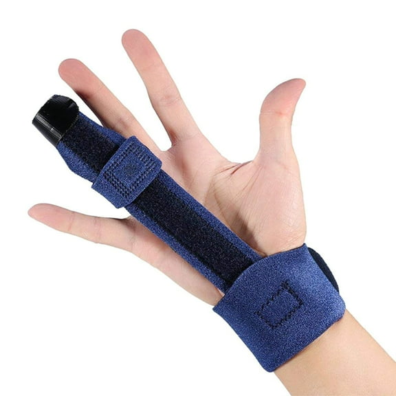 SPRING PARK 1Pc Finger Extension Splint Brace Support,Protector Belt Bandage for Trigger Finger,Straightening Immobilizer,Treatment for Sprains,Pain Relief,Mallet Injury