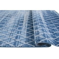 thumbnail image 5 of Handcraft Rugs-Moroccan Trellis/Diamond Pattern Area Rug- Blue/White, 5 of 9
