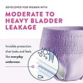 thumbnail image 2 of Prevail for Women Moderate Absorbency Adult Underwear PWC-513/1 Large Case of 72, Lavender, 2 of 4