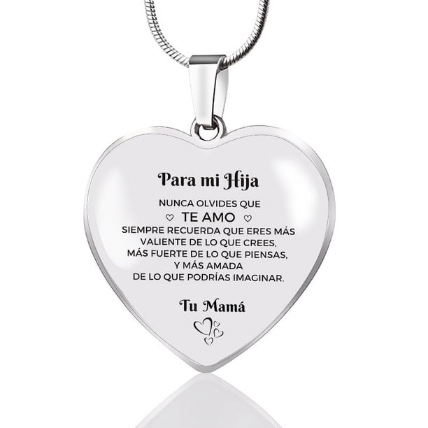Collar de acero inoxidable con colgante de corazón de melocotón y llavero de amor, regalo de Navidad con personalidad