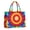 Colorful Tie Dye Pattern-1, variant on Colorful Tie Dye Pattern Large Tote Bag, Shopping Tote with Inner Pockets, Large Capacity for Work Shopping Travel,15.7” X 5.1" X 13"