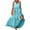 Blue, variant on LTTVQM Women's Long Dresses Summer Flowy Sleeveless Maxi Dress Vacation V Neck Ruffle Tiered Sundresses Loose Fit Dress with Pocket Light Purple XXL