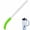 Green, variant on Silicone Straw for Ninja BlendBoss Tumbler, Glass Reusable Drinking Straw, Replaceable Flexible Tube, Heat Resistant Travel Cup Accessory