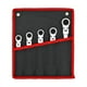 thumbnail image 4 of Juego de llaves de trinquete combinadas métricas con cabezal flexible y engranajes de 72 dientes, multifuncionales Conjunto de 5, 4 of 8