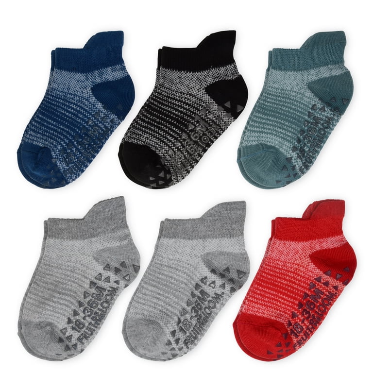 Fruit of the Loom Toddler Low-Cut Socks, 6-Pack photo 4
