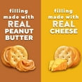 thumbnail image 6 of RITZ Peanut Butter and Cheese Sandwich Crackers Variety Pack, Lunch Snacks, 32 Snack Packs, 6 of 12