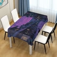 thumbnail image 3 of Yayeee Tablecloths for Rectangular Tables 54 x 72 inch Party Table Cover, Purple Street, 3 of 6