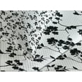 thumbnail image 4 of Ambesonne East Quilted Bedspread Set 3 Pcs, Sakura Blooom Silhouette, King Size, Black White, 4 of 5