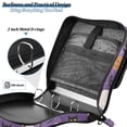 thumbnail image 4 of FORMRS Zipper Binder with Shoulder Strap 2-inch Ring 500 Sheet Capacity File Bag, Halloween Black Cat, 4 of 5