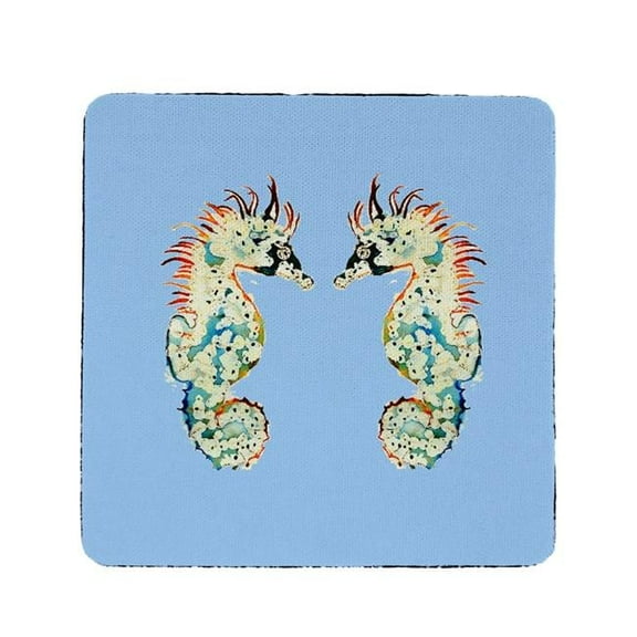 Betsy Drake CT388 Seahorses Coaster - Set of 4