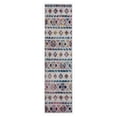thumbnail image 4 of Luxee Designs Alexandria Collection – 3×10 ft – Boho Geometric Runner Rug – Bordered, High-Traffic, Pet-Friendly, Stain Resistance – Gray, Ivory Multi, 4 of 9