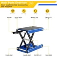 thumbnail image 4 of Ktaxon Motorcycle Lift Stand,1100 lbs Motorcycle Scissor Lift Jack, Steel Lift for Dirt Bikes, ATVs & Scooters, Blue, 4 of 7