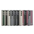 thumbnail image 2 of ELEHOLD Case for Samsung Galaxy Z Fold 7, Sleek Electroplated Shockproof Hard PC + PU Leather Case with Built-in Screen Protector,C, 2 of 8