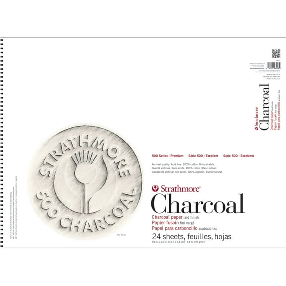 Strathmore Charcoal Paper Pad, 500 Series, 18 in x 24 in