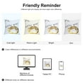 thumbnail image 6 of Unique Bargains Gold Foil Print Decorative Throw Pillow Cover 18" x 18" #6, 6 of 7