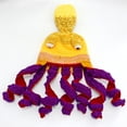 thumbnail image 4 of SBYOJLPB Hats for Women Knitted Hat Men and Women Squid Shape Crochet Yarn Funny Autumn and Winter Hat Warm Knitted Headgear, 4 of 4