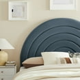 thumbnail image 7 of Headboard, King, Blue, Velvet, Hotel Bedroom, Modern Contemporary, HB38133, 7 of 7