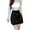 Black, variant on HXWCHs Women's Sequin A-Line Bodycon Mini Skirt Fashionable Party Evening Dress White XL