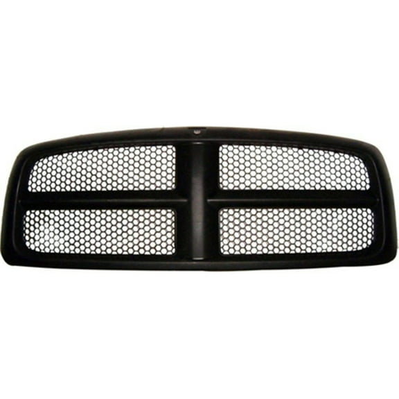 New Aftermarket  Black Front Grille 5JF051SPAC One Piece fits 2005 Dodge Ram 1500