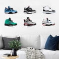 thumbnail image 6 of BIMZUC 6‑Piece Floating Acrylic Shoe Shelves – 7.9” Length, 2 Shoes per Shelf, Transparent Display for Sneakers, Basketball, Football – Black, 6 of 7
