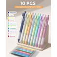 thumbnail image 3 of 33PCS Aesthetic Highlighter and Gel Pen set with Case, 12 Bible Highlighters & Cute Pens Refills With Soft Ink & Tip, No Bleed Quick Dry for Bible Study Journaling Planner Notes School Supplies, 3 of 7