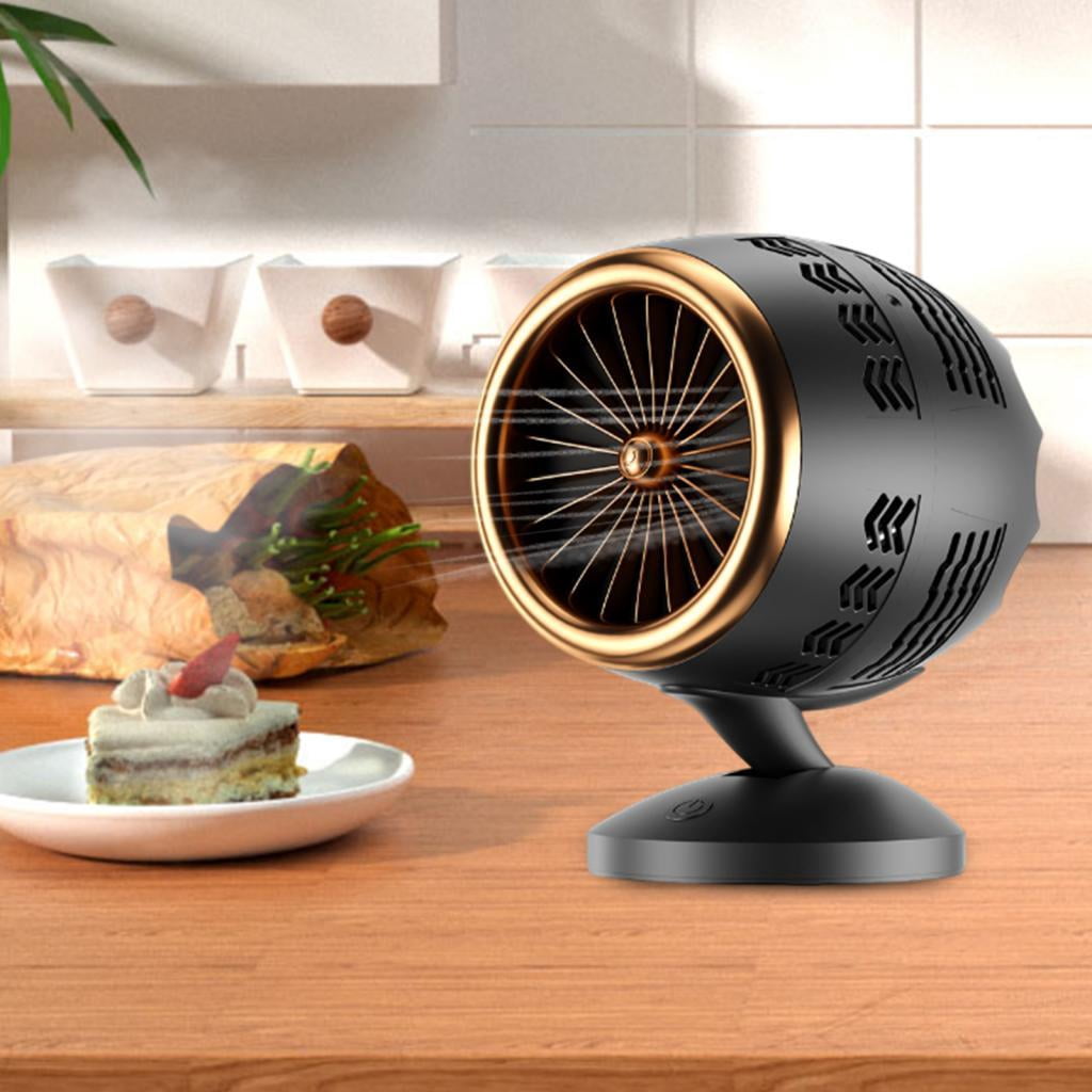 Fiocias Countertop Kitchen Exhaust Fan Mute Easy to Use Replaceable Filter Desktop Range