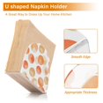 thumbnail image 4 of Table Napkin Holder, One Sizex1 Kitchen Napkin Holder Acrylic Napkin Holder Restaurant Napkin Holder Super Beautiful Dots, 4 of 9