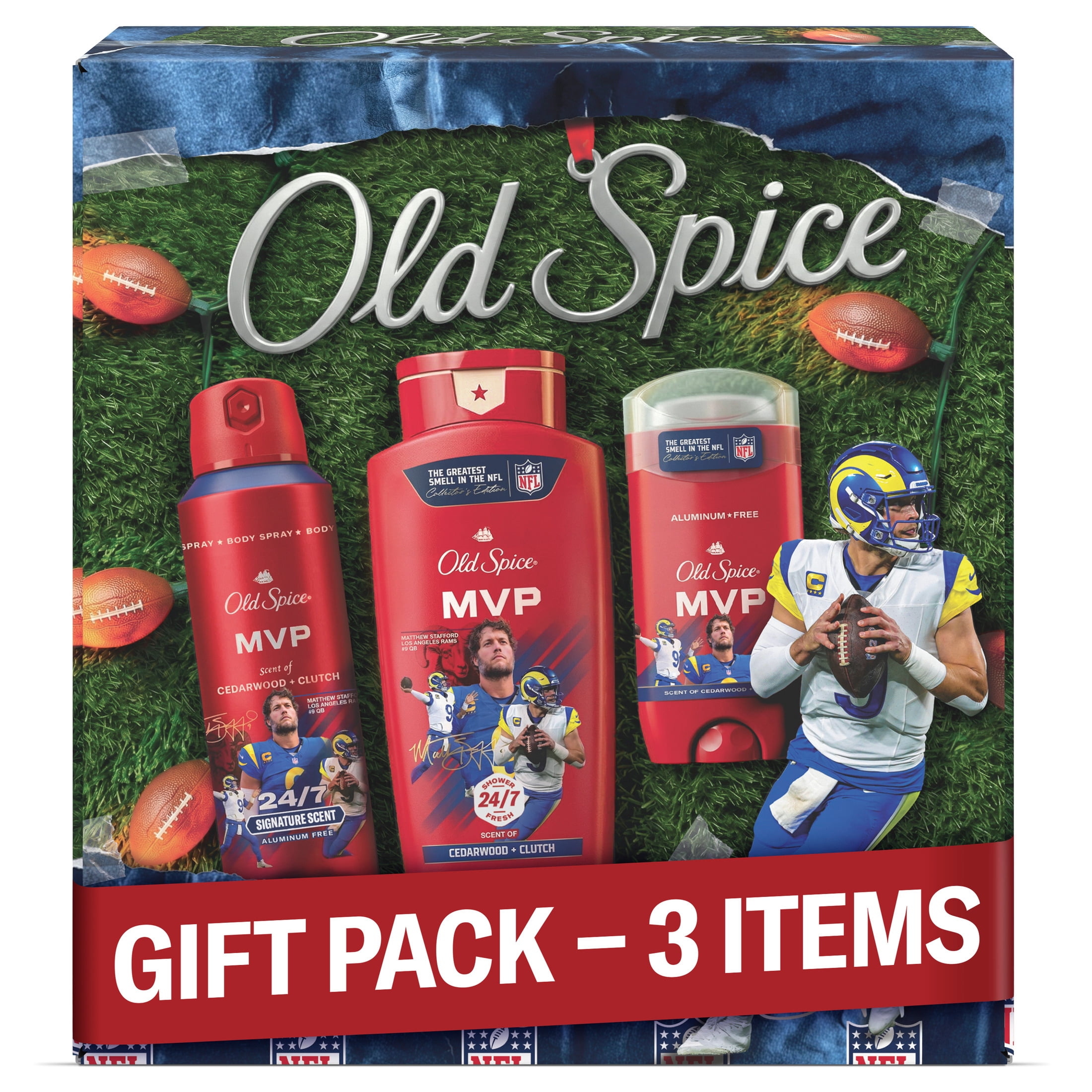 BB69、Old Spice 4点セット+おまけ Old Spice Jacked Frost Holiday Gift Pack - Body Wash and Deodorant