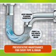 CLR Clear Pipes and Drains Monthly Drain Build Up Remover, Helps Dissolve Sources of Clogs to