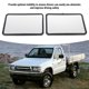 thumbnail image 3 of Espejos Retrovisores Laterales Para Puerta De Camión, 1 Par De Cabezales De Espejo Para Puerta De Coche, Visibilidad Mejorada, Antiimpacto Para Landcruiser 70 75 78, 3 of 7