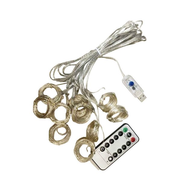 facefd Festival Decoration USB Remote Strip Adjustable Waterproof Lamp Control Adjustable Waterproof Lamp String warm 3*2