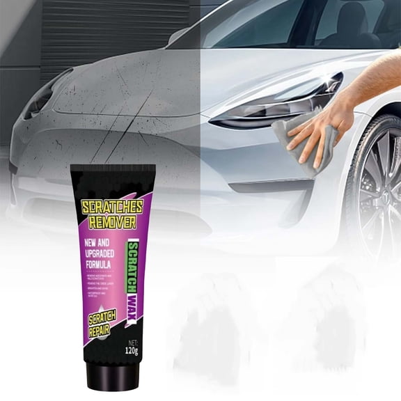 Automotive Scratch Wax & Paint Restorer - Solution for Scratch Removal and Ideal for Car Care & Cleaning