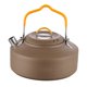 thumbnail image 1 of Hervidor de agua para acampar de 1.0 l con asa plegable, ligero y resistente, ideal para pesca, senderismo, actividades al aire libre y mochileros., 1 of 9