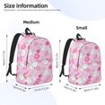 thumbnail image 4 of Balery Sunflower Rabbit Vintage Canvas Backpack for Men and Women - Large Capacity, Durable Travel Laptop Bag for School, Work, Hiking, and Outdoor Activities, 4 of 7