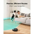 thumbnail image 5 of eufy L60 Hybrid Robot Vacuum with Self Empty Station, Hair Detangling Technology, Up to 60 Days of Hands Free Cleaning, Ultra Strong 5,000 Pa Suction to Remove Hair, Dust, Mop Pad, 5 of 8