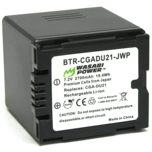 Wasabi Power Battery for Panasonic CGA-DU21, VW-VBD210