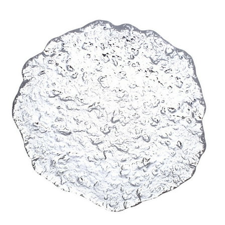 Masteelf Mini Glass Plates Practical Dish Fruit Salad Plate 15x14cm