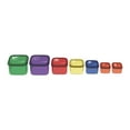 Portion Control Containers 7 Piece Color Coded Food Storage Set BPA