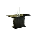 thumbnail image 2 of Black Wood Rectangle Kitchen Dinette Dining Room Table, 2 of 4