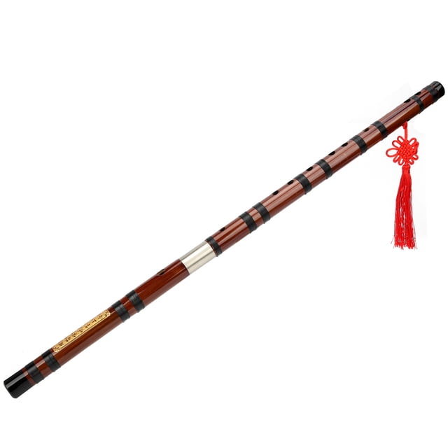 Bitter Bamboo Flute, Easy To Carry Great Workmanship 26.8 X 1.0In Bamboo Flute for Grade Examination for Outdoor Performance
