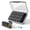 Black, variant on ZORVIDSON 7‑Day Weekly Pill Organizer, 3 Times Daily Pill Box with Detachable Compartments, Portable Medication Storage Case