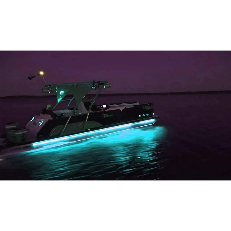 Pimp My Pontoon Neon Green LED Under Glow Deck Boat Lighting Kit
