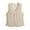 a-White319, variant on VNKIDY Women's Outerwear Vests Winter Warm Plush Interior Cotton Padded Vest Solid Color Sleeveless Button Down V Neck Waistcoat For Layering Cold Weather Casual Outerwear